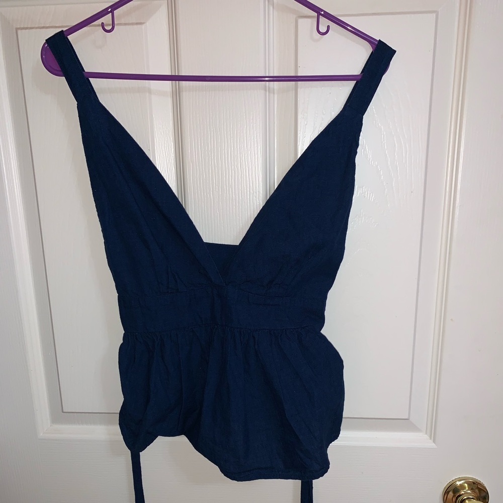 Free People Denim Tank Top